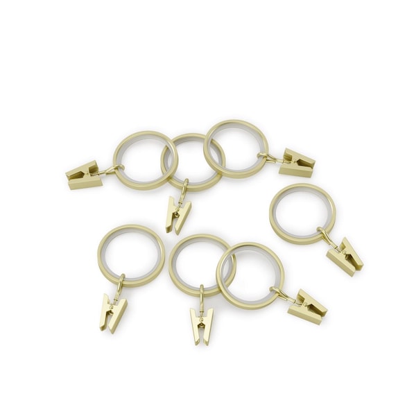 Cappa Brass Gold Clip Ring 3.25 In. L